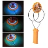 Spinning Top Kids Colorful LED Light Magnetic Gyro Wheel Hand Spinner Magic Spinning Toy Children Gift for Children Party Activity 231018