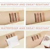 Eyebrow Enhancers 6 Colors Eyebrow Tinting Cream Long-lasting Waterproof Makeup Natural Coffee Grey Brown Black Double Layer Eyebrow Powder Combo 231018