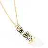 Pendentif Colliers Mode Teacup Collier Émail Multiple Tasses Longue Combinaison Thé Pour Femmes Hommes Pull Bijoux