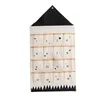 Opbergdozen Kerst Adventskalender Winterdecoratie Snoepjes Koekjes Organizer Perfecte maat Muurophangende zaktassen voor kinderen, volwassenen