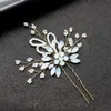 Perles épingle à cheveux mariée cheveux Bijoux en forme de U perle diadèmes mode filles strass pince à cheveux charme mariage cheveux ornement Bijoux