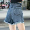 Jeans de femmes femmes denim shorts femmes femme est été mode style élégant taille haute dames pantalons courts cowboy g346