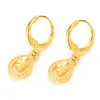 Carino orecchino d'oro waterdrop Ragazze Ladies Birthday Party Trendy 22 K 24 K Baht thailandese Fasce di fidanzamento placcate oro pregiato Promise1893