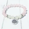 MG0385 Naturale A Grand Moonstone Bracciale Moda Donna Quarzo rosa Bracciale Cuore Chakra Energia Nuovi inizi Gioielli305u