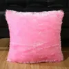 CushionDecorative Pillow Soft Faux Fur Pillows Case Plush Cushion Cover Pink Blue Purple Warm Living Room Bedroom Sofa Decorative 4040cm 230819