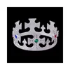 Party Hats Party Hats King Crown Halloween Ball Dress Up Plastic Scepter Partys levererar födelsedagskronor Princess Crowns Home Garden Dhhjb