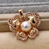 Pendant Necklaces Luxury Bohemian Necklace Women Female Fashion White Pearl Gold Plated Party Jewelry Gift Accesories