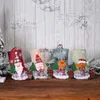 Juldekorationer Nyår Julstrumpa Sack Xmas Gift Candy Bag Noel Juldekorationer för hem Natal Navidad Sock Christmas Tree Decor X1019