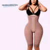 Kadın şekillendiricileri fajas colombianas Posta Kadın Açık Bust Corset Bulifter Shapewear Karın Kontrolü Bel Eğitmeni Modelleme Kayışı B201Q