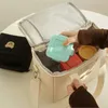 Сумки для подгузников Ins Mommy Bag Bear с вышивкой, термоизоляция, изолированный ланч-бокс, детский корейский холодильник для мамы, ткань для пикника 231019