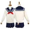 Anime My Hero Academia Himiko Toga Cosplay Costume JK Uniform Skirts Sweater Coat Halloween Christmas Clothes Women Girlscosplay