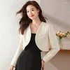 Ternos femininos elegantes blazers jaquetas casaco para mulheres outono inverno profissional ol estilos de negócios trabalho wear senhoras outwear topos blaser