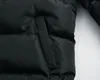 Designer masculino preto para baixo parkas inverno puffer mulher espessamento casaco quente roupas de lazer moda