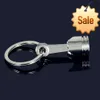 Zinc Alloy Engine Silvery Piston Key Ring Chain Keychain Key Fob Wholesale Silver Color Available European For Men Gift Trinkets