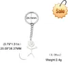 2023 Funny Middle Finger Stickman Keychain Cute Trend Titanium Steel School Bag Car Key Pendant Couple New Trinket Gift Keyrings