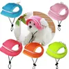 Abbigliamento per cani Cappello per gatti per animali domestici Cappello parasole con fiocco carino Cappello estivo traspirante con protezione UV con fibbia regolabile Forniture per animali domestici