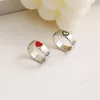 Cluster Rings 2Pcs Simple Couple Ring Male And Female Pair Combination Lover For Couples Gift Heart Fashion Accessories