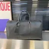 Ny mode av hög kvalitet läder resväska nylon handväska stor kapacitet tygväska på bagage duffel påse lyxiga herrbagage gentleman affärsverksamhet
