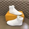 Scarpe casual Rivoli Sneaker Boot Stivali alti di lusso Designer da uomo Pelle di vitello Runner Stampa in rilievo Classico arazzo Canvas Sneakers 03