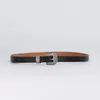 Cinturones Europeo y americano personalizado tallado cuero aguja hebilla versátil vintage tótem moda cintura delgada cinturón