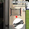 Organizzatore per auto Elastico in rete a rete Tasca portaoggetti Auto Stretch di grande capacità per camion Camper 25 5 T9E6