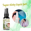 Other Festive Party Supplies 30Ml Super Stinky Liquid Fart Terrible Smell Spray Long Lasting Halloween Prank Toy Adts Children Spoof O 18No3