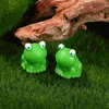 Meubles de camp 100 pièces petite grenouille Mini jouets grenouilles Figurines ornements résine miniature paysage Statues bricolage maison de poupée Figurine pour la maison