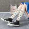 Men's Socks Calf Length Cute Little Mouse Riding On Bicycle Merch For Women Flexible Sock All Seasons Wonderful Gifts