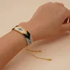 Strang-Reisperlen-Armband, Vintage-Kreuze, Schößchen, minimalistisches Muster, handgewebt, böhmische, verstellbare Perlen