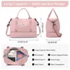 Sacs de voyage Sacs de week-end pour femmes Sac de voyage pour articles personnels avec compartiment à chaussures Sac de voyage de nuit avec trousse de toilette Sac de sport 231019