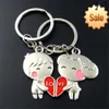 Fashion Male and Female Lovers Key Chain Heart Shaped Love Bag Car Keyring Pendant Accessories Valentine's Day Couple Gift