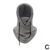 Bérets haute polaire polaire cagoule hiver ski coupe-vent casquette de cyclisme en plein air pour hommes masques faciaux bonnets femmes peluche chaud H A5I4