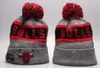 Bulls Beanies North American BasketBall Team Side Patch Winter Wool Sport Knit Hat Skull Caps a3