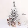 Dekoracje świąteczne mini choinka sztuczna płatek śniegu Piękny miniaturowy świąteczny dekoracja do domu pulpitu kuchennego Navidad 231019