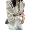 Ralphs tasarımcı ceket laurens kadınlar eski para tarzı gömlek ceket midilli nakış küçük etiket ceket gevşek uyum
