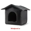 Kennele Pensje Cat House z wodoodpornym płótno dachem zagęszczony zimno-odporny na gniazd