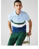 Polos pour hommes été alligator broderie mode panneau de contraste à manches courtes polo t-shirt