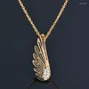 Anhänger Halsketten Leeker Trend Feder Edelstahl Halskette für Frauen Antik Gold Silber Farbe Halsband Modeschmuck 697 LK6