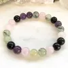 Bracelet en Tourmaline noire de qualité A pour femmes, en Quartz Rose, énergie énergétique, cadeau pour la fête des mères, 8MM, MG0872, 268v