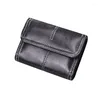 Kortinnehavare Kvinnor Holder Wallet Case Pu Leather Black/Brown/Red Business Women/Men Vintage Bank/ID Cardholder