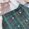 Giyim setleri moda çocuk kızlar prenses 2pcs kıyafetler Set Bahar Sonbahar Çocuklar Ekose Blazer Coat Gare+Şort Vintage Kıyafetler AA220316