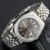 Diamond Rolaxs Męskie dama zegarki Automatyczne ruch mechaniczny zegarek Pełna stal ze stali nierdzewnej Super Luminous Sapphire Glass Montre de Luxe 3641