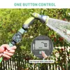 Watering Equipments Digital Water Flow Meter Hose for Outdoor Garden Measure Consumption and Rate with Quick Connectors 231019