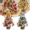 Noel Süslemeleri 45cm Mini Noel Ağacı Dekorasyonları Ev Masaüstü Küçük Ağaç Süsleri Yıl Navidad Hediyeleri Noel Festivali Parti Malzemeleri 231019