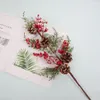 Christmas Decorations, Sticky Snow Berry Balls, Christmas Trees, Small Pine Cones, DIY Decorations, Props Wholesale