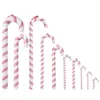 Decorações de Natal 1643cm Ornamento Rosa Dança Performance Cane Candy Adereços Pográfico Casamento Árvore Pingente 231018