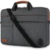 Laptoptassen DOMISO 14" 156" 17" inch verdikte multifunctionele laptoptas Aktetas Messenger Bag met USB-oplaadpoort 231102