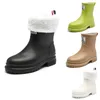 Bottes de créateurs Martin bottes Martin hommes femmes baskets noir vert cuir bottines courtes hiver neige chaussures chaudes en plein air