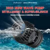 エアポンプのアクセサリーJebao Eow Aquarium Wave Maker Water Pump Filter 12V 24V Fountain Sish Tank Ultra Quiet Operation with WiFi 230819