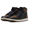 Med Box Travi Scotts Reverse Mocha Jumpman 1 Shoes 1s Herr Trainers Low Black Phantom Golf Olive UNC Panda Men Women Outdoor Sports Sneakers